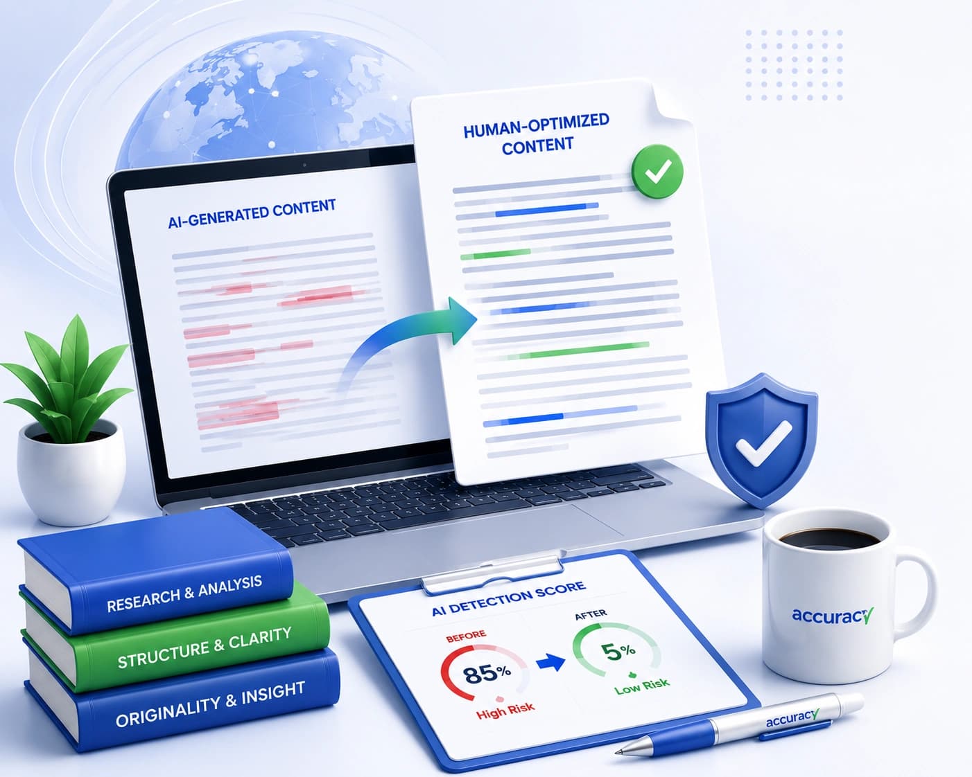 AI Content Rewriting and Optimization