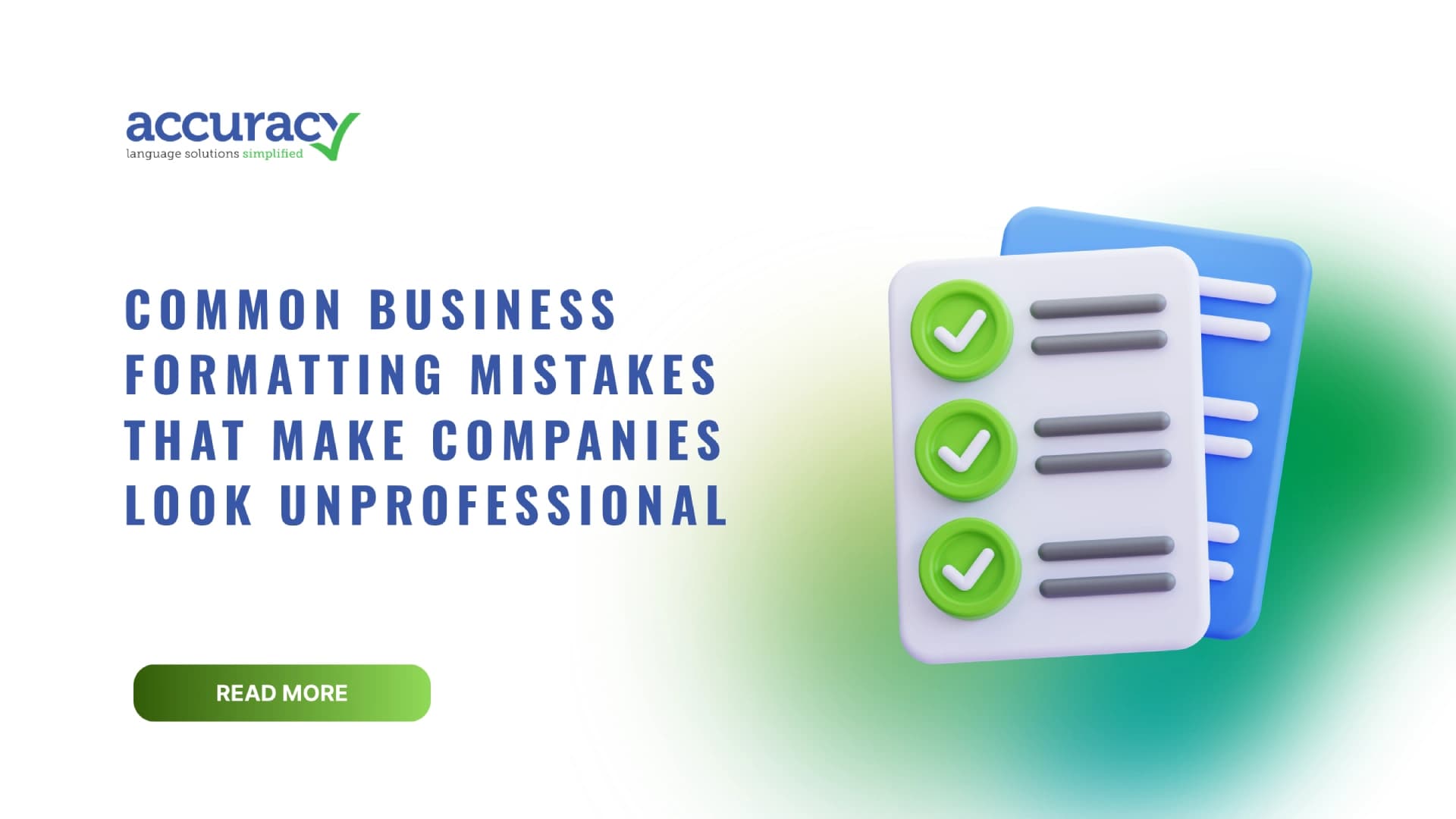 Common Business Formatting Mistakes That Make Companies Look Unprofessional