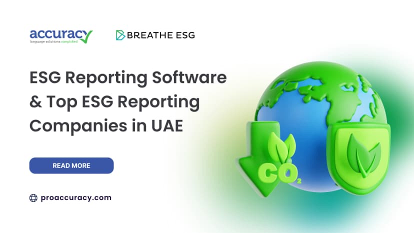 ESG Reporting Software & Top ESG Reporting Companies in UAE (Dubai, Abu Dhabi & Sharjah)